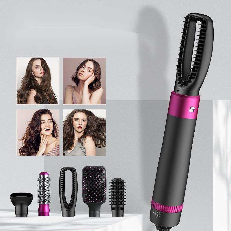 5-in-1 Hot Air Brush: Styling, Drying & Volume in One Tool