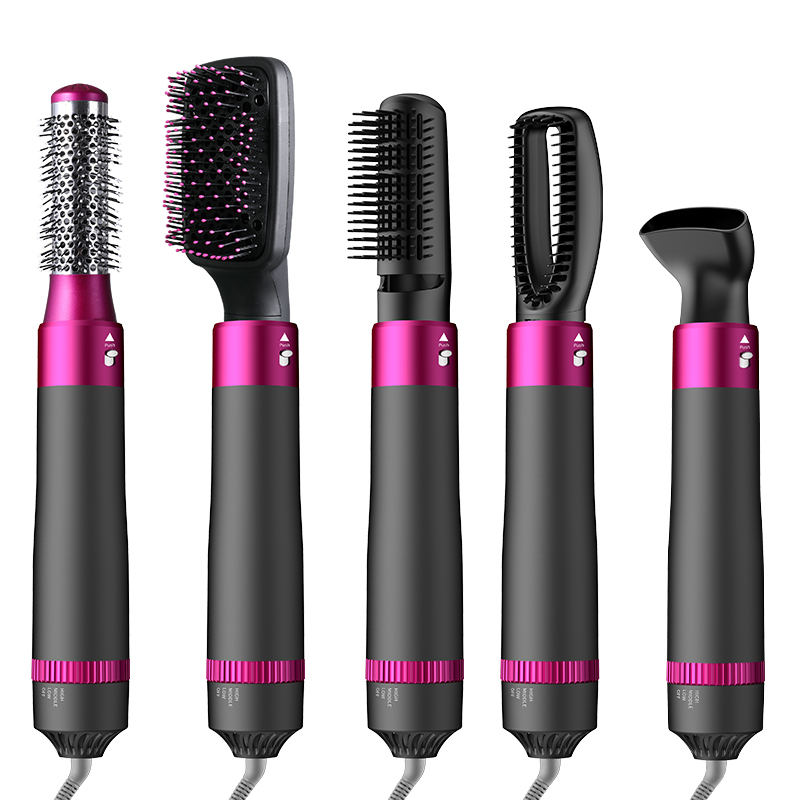 5-in-1 Hot Air Brush: Styling, Drying & Volume in One Tool